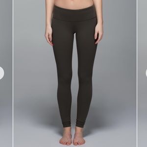 Lululemon Wunder Under Leggings Deep Camo Size 8